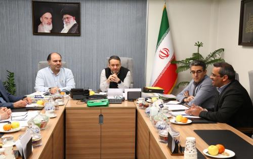 جلسه مهندس فلاحی معاون پشتیبانی با مجمع کردستان