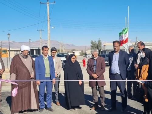 افتتاح شش طرح هادی در شهرستان حاجی آباد استان هرمزگان